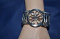 Bracelet fleur en métal 4 cm